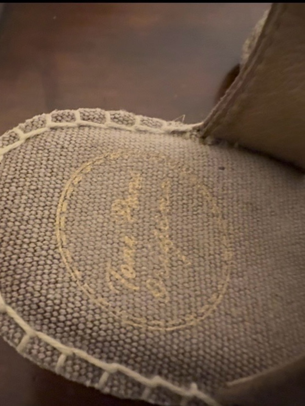 Toni Pons “Espadrille” wedge, elastic ankle, taupe, sz 10, used - Picture 3 of 11